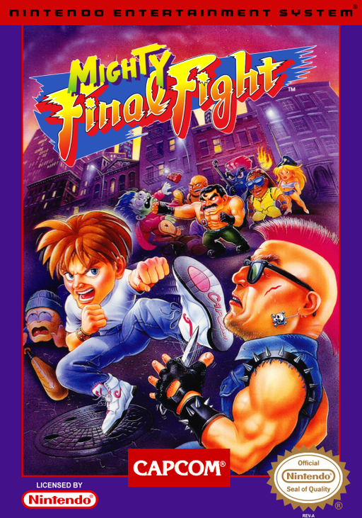 Mighty Final Fight (USA) box art
